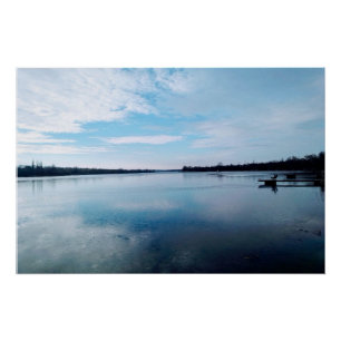 Poster Bords larges de la rivière Dnieper