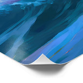 Poster Bordure Collie Beach Plage Plage Plage de surf Pei (Coin)