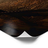 Poster Bordure Collie Halloween effroi (Coin)