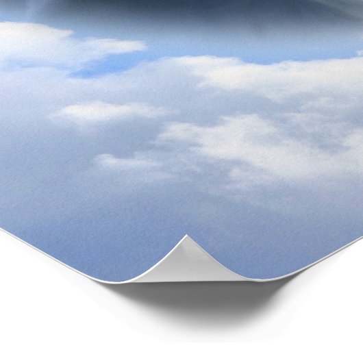 Poster Bordure Collie Regardant D'En-Dessus (Coin)