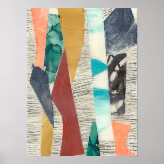 Poster Bordure couleur II (Devant)