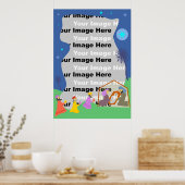 Poster Bordure de la Nativité (Cuisine)