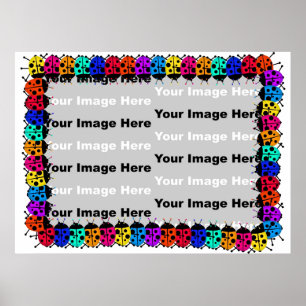 Poster Bordure de Ladybug