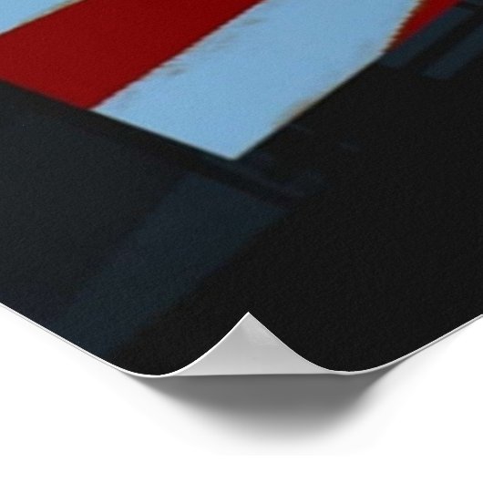 Poster Bordure miroir (Coin)