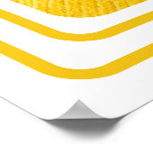 Poster Bordure photo et couleur personnalisée (Coin)