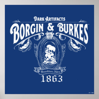 Poster BORGIN & BURKES™ Artefacts foncés Magasin graphiqu