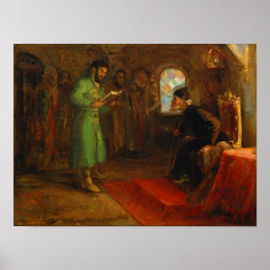 Poster Boris Godunov avec Ivan le Terrible (Devant)