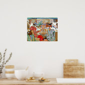 Poster Boris Grigoriev - Café Parisien (Cuisine)