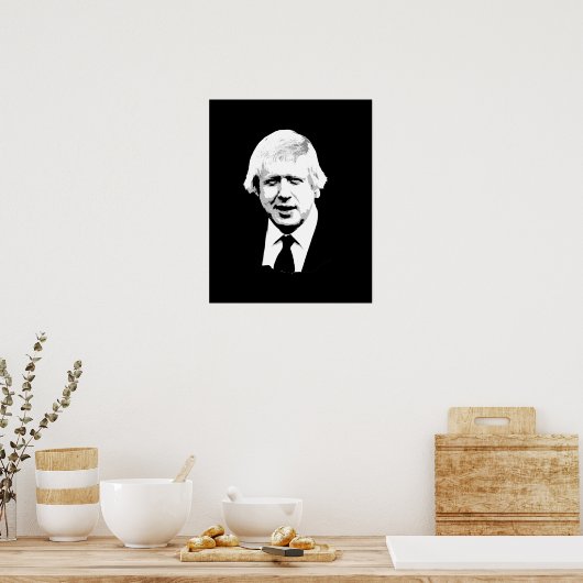 Poster Boris Johnson - Bust - - (Cuisine)