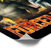 Poster Born To Goon Forced To Edge Funny Alpha Wolf Meme  (Coin)