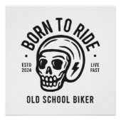 Poster Born to Ride (Devant)