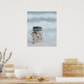 Poster Borne De Coquillages Sur La Plage | Floride (Cuisine)