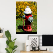 Poster borne d'incendie de Nashville (Bureau à domicile)