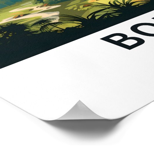 Poster Borneo Malaysia Imprimer (Coin)