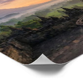 Poster Borobudur Temple Java Indonesia Sunrise Wall Art (Coin)