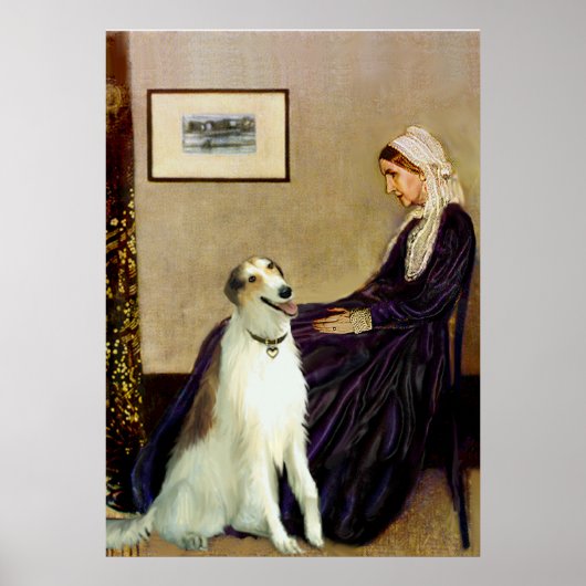 Poster Borzoi - La mère de Whistler (Devant)