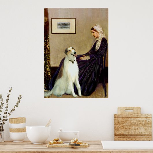 Poster Borzoi - Mère des siffleurs (Cuisine)