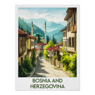 Poster Bosnia en Bosnië Perfect Poster