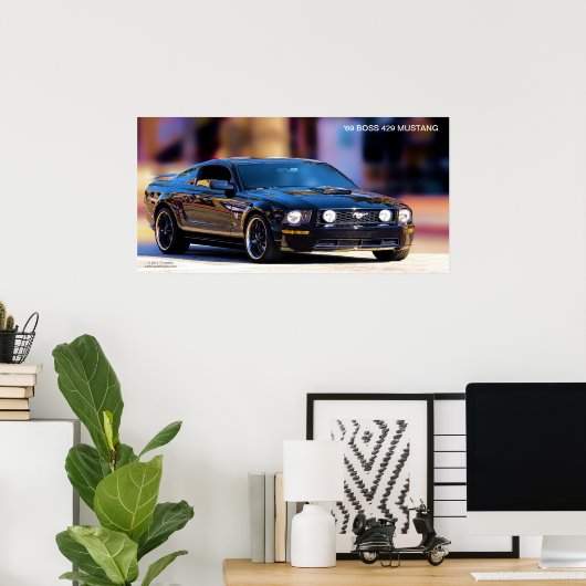 POSTER BOSS 429 MUSTANG 69 (Bureau à domicile)