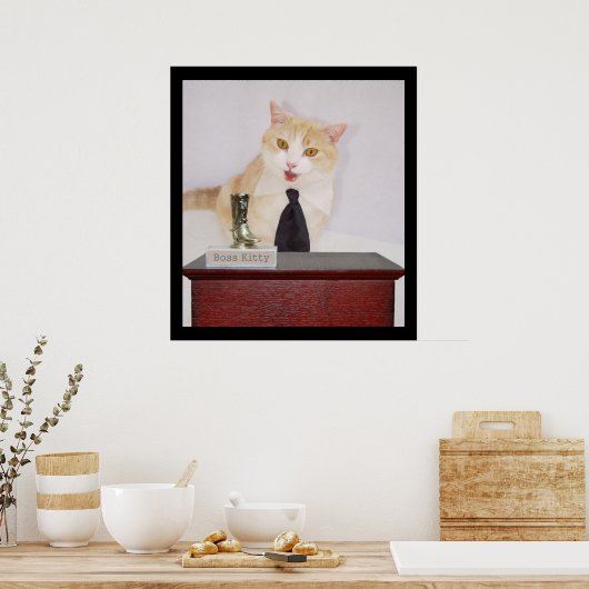 Poster Boss Kitty (Cuisine)
