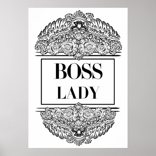 Poster Boss Lady - Élégante autonomisation (Devant)
