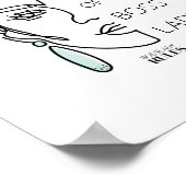 Poster Boss Lady Line Art Visage Typographie Motivation (Coin)