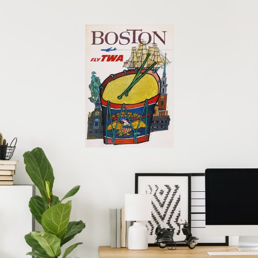 POSTER BOSTON (Bureau à domicile)