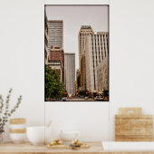 Poster Boston Ave, centre-ville de Tulsa OK (Cuisine)