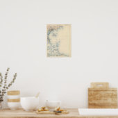 Poster Boston Bay, Massachusetts (Cuisine)