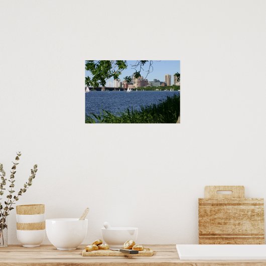 Poster Boston Charles River (Cuisine)