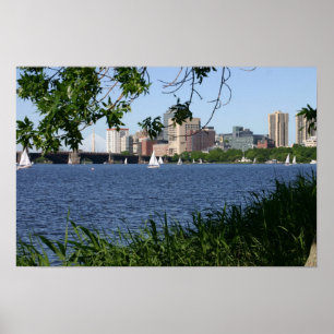 Poster Boston Charles River