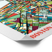 Poster Boston City USA (Coin)