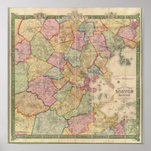 Poster Boston et environs