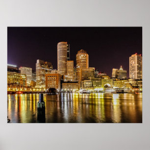 Poster Boston Harbor