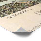 Poster Boston Harbour MA 1920 Antique Panoramic Maps (Coin)
