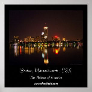 Poster Boston, le Massachusetts, Etats-Unis