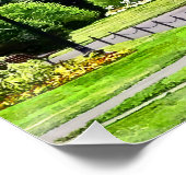 Poster Boston MA - Relaxation Dans Le Jardin Public De Bo (Coin)