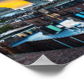 Poster Boston Massachusetts Downtown City Skyline Photo (Coin)