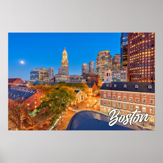 Poster Boston, Massachusetts, États-Unis (Devant)