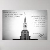 Poster - Boston Massachusetts LDS Temple 2 (Devant)
