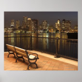 Poster Boston, Massachusetts skyline 3 (Devant)