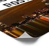 Poster Boston_night, J'APPARTIENS À BOSTON (Coin)