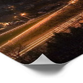 Poster Boston par nuit (Coin)