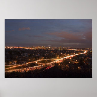 Poster Boston par nuit