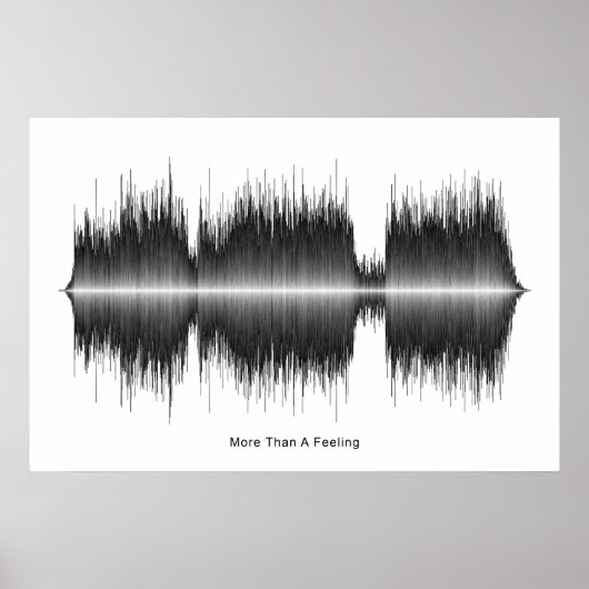 Poster Boston Plus Qu'Un Sentiment D'Art Soundwave (Devant)