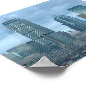 Poster Boston Skyline (Coin)