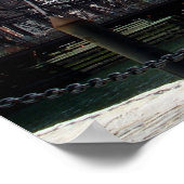 Poster Boston Skyline dans l'affiche d'été (Coin)