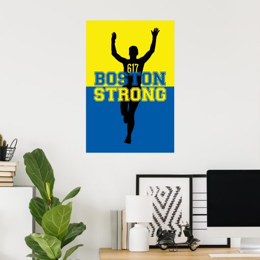Poster Boston Strong (Bureau à domicile)