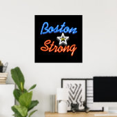 Poster Boston Strong USA (Bureau à domicile)