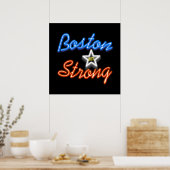 Poster Boston Strong USA (Cuisine)